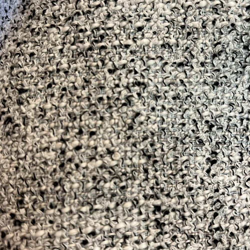 H&M Gray,Black & White Tweed Mini Pencil Skirt w/pockets & button detail Size 14 - Picture 6 of 14